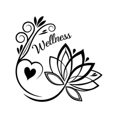 Serenity Symbol: Elegant Wellness Logo Designs