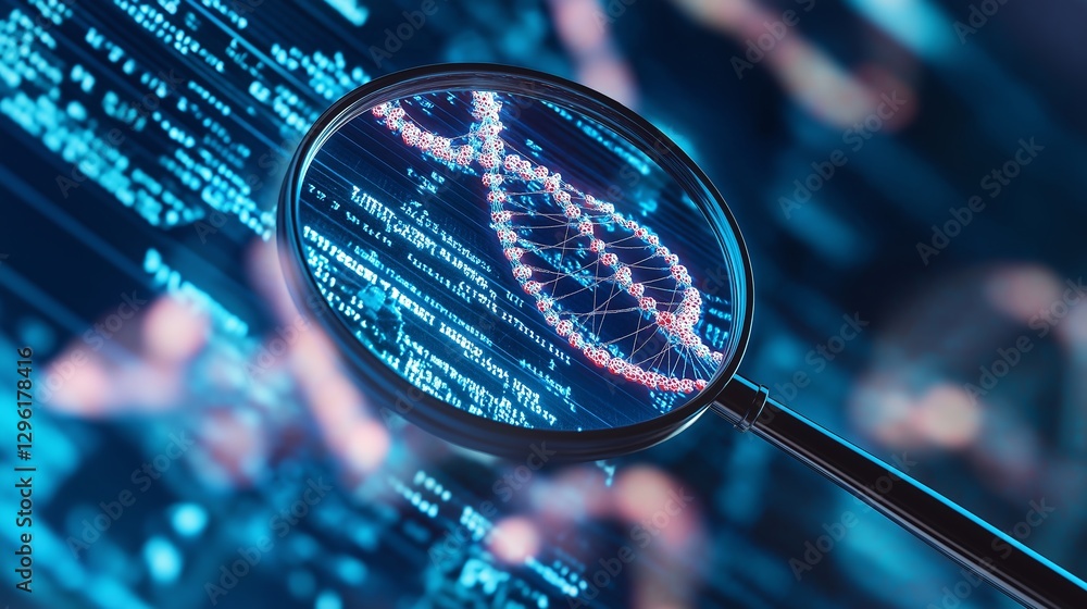 Aufkleber understanding dna analysis through a digital lens in a modern laboratory setting