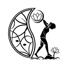 Serenity Symbol: Elegant Wellness Logo Designs