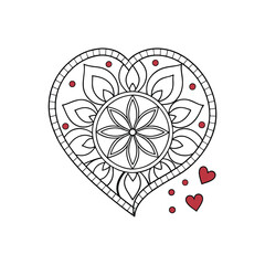 A Simple Mandala With An Elegant Design