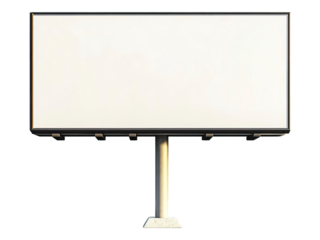 Blank large billboard