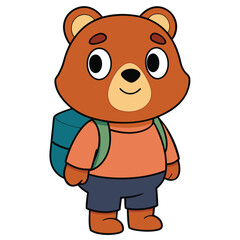 Fototapeta premium Cute Cartoon vector 