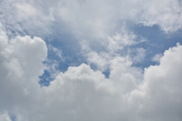 Blue sky with clouds