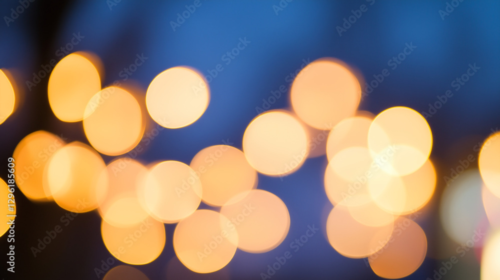Aufkleber dancing lights: a captivating display of blurred, glowing lights creates a dreamy and ethereal atmos