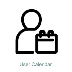 Obraz premium User Calendar
