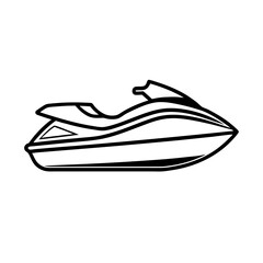 yacht icon vector illustration