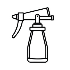 vector illustration of a spray bottle