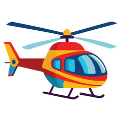 Fototapeta premium helicopter vector illustration