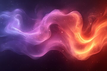 Abstract Cosmic Energy Waves in Vivid Red and Purple for Digital Art and Design