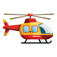 helicopter isolated on white background © Trendy_Desing