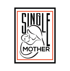 Minimalist Single Mother Typography is a design approach that blends simplicity with deep emotional impact, symbolizing strength, resilience, and love. This style embraces clean, uncluttered layouts