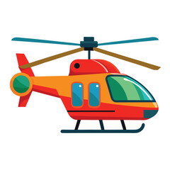 helicopter vector illustration