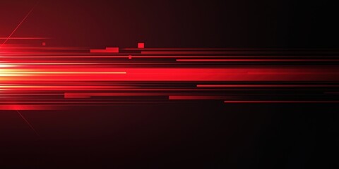 Red line of light speed motion background. red fast movement background design faster. concept texture of digital technology speedy move and space black