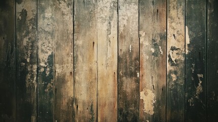 Obraz premium Weathered Wooden Planks with Textured Surface in Vintage Style