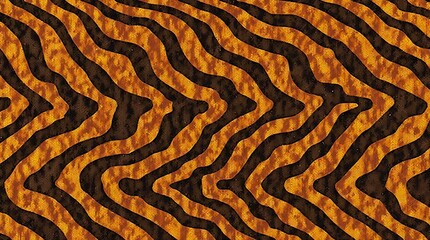 Fototapeta premium A Close-Up Look at the Tiger Signature Pattern 