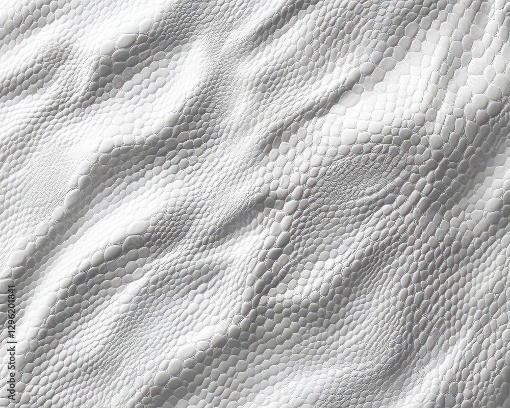 Poster textured background of white scales with soft waves and light reflections ideal for design projects 