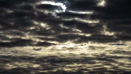 background pattern of stormy sky with clouds