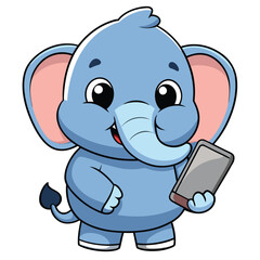 Fototapeta premium Cute Cartoon vector 