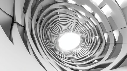 Naklejka premium A continuous loop where thoughts generate ideas, which are evaluated through feedback, and the process is iterated to refine and improve the outcomes.