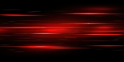 Red line of light speed motion background. red fast movement background design faster. concept texture of digital technology speedy move and space black