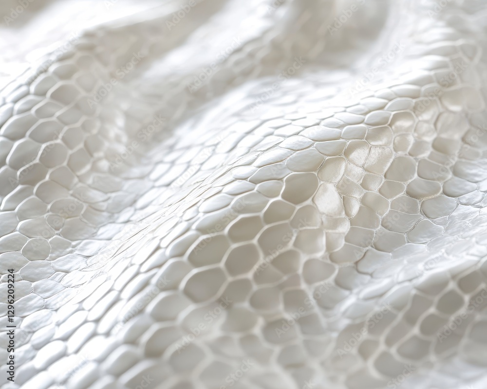 Poster textured white surface with hexagonal pattern creating an abstract, modern look suitable for various