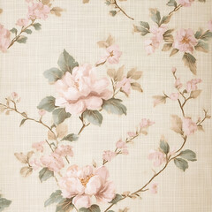 Seamless pattern with flowers