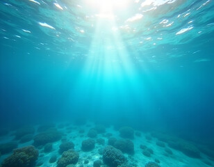 underwater view of the underwater world