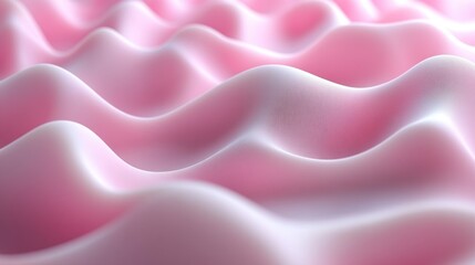 Obraz premium Pink waves, abstract texture, digital background, design element