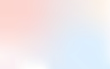 Light gradient vector banner. Pastel purple blur backdrop. Background abstract pink sky. Soft blurred light bg. Blurred color simple wallpaper. Pastel gradation water cover design