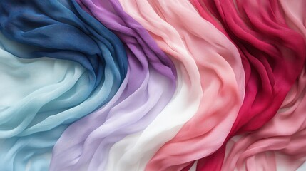 Elegant Matte Red to Sky Blue Gradient Background with a Smooth Flow