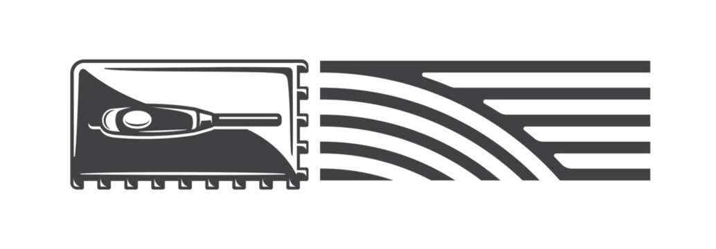 Trowel laying floor tiles and cement adhesive. Texture of cementitious adhesive from a trowel for laying wall tiles. Vector illustration