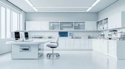 Innovative AI driven health monitoring system featuring advanced holographic data analysis and visualization tools for enhanced medical diagnostics and patient care in a modern