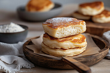 Stack of Fluffy Pancakes