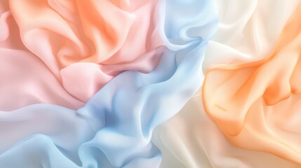 Obraz premium Elegant Pastel Gradient of Warm Peach and Baby Pink for a Dreamy Look