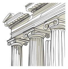 greek column vector
