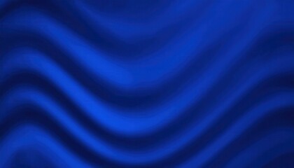 Obraz premium deep blue abstract wave texture with smooth flowing curves, soft lighting effect for background branding, digital art