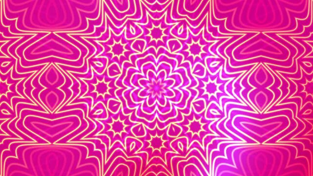 Vibrant mandala ruby background with symmetrical floral abstract ornament intricate red pattern luxury decorative spiritual meditation traditional ethnic boho texture aesthetic artistic culture