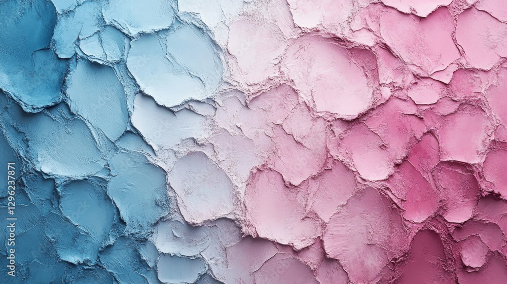 Poster abstract background depicts color transitions across rough painted texture