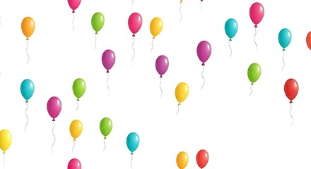 Balloon background and wallpaper for birthday image of vector.