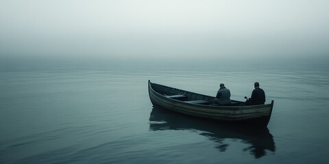 Naklejka premium Wide Aerial Horizon 