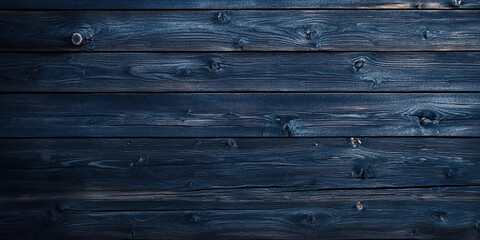 Obraz premium Dark Navy Wood Texture 