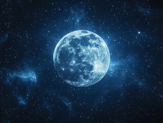 Fototapeta premium Background with a planetary system