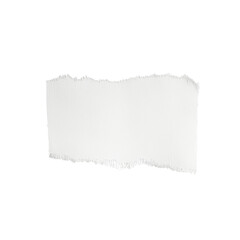 Fototapeta premium Torn paper texture with ripped edges isolated on a PNG transparent background. Perfect for design projects, scrapbooking, digital art, and creative compositions.