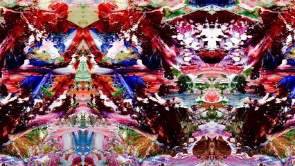 Abstract art background . Hand painting artwork on canvas .