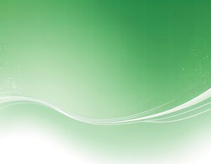 Obraz premium A serene abstract background with smooth green waves, perfect for creative projects.