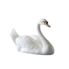 Obraz premium lifelike swan