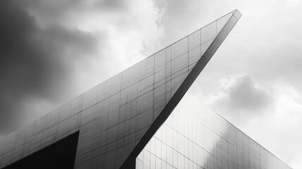 A minimalist architectural masterpiece, its lines forming a dynamic backdrop, a study on geometric abstraction, a testament to the elegance of modern architecture.