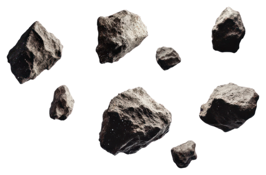 PNG Asteroid asteroids floating isolated.