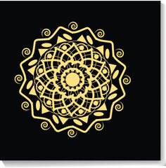 A golden mandala design is a stunning and intricate pattern that often symbolizes unity, harmony, and the cosmos. Here’s a description of how you might create or visualize a golden mandala design.