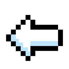 pixel cursor vector illustration